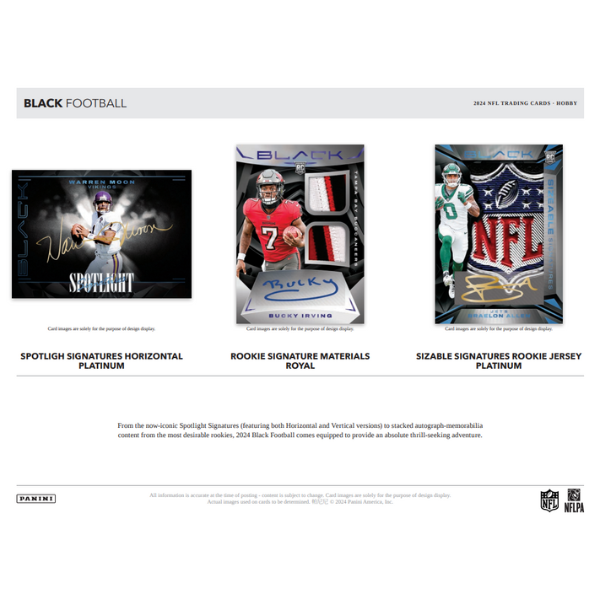 Panini Black Football NFL Hobby Box 2024