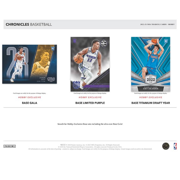 Panini Chronicles Basketball NBA Hobby Box 2022/2023