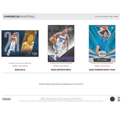 Panini Chronicles Basketball NBA Hobby Box 2022/2023