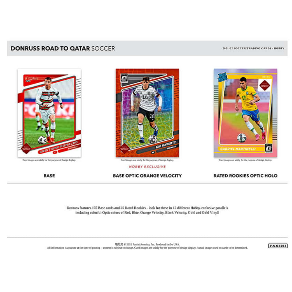 Panini Donruss Road to Qatar Soccer Hobby Box (Fussball) 2021/2022