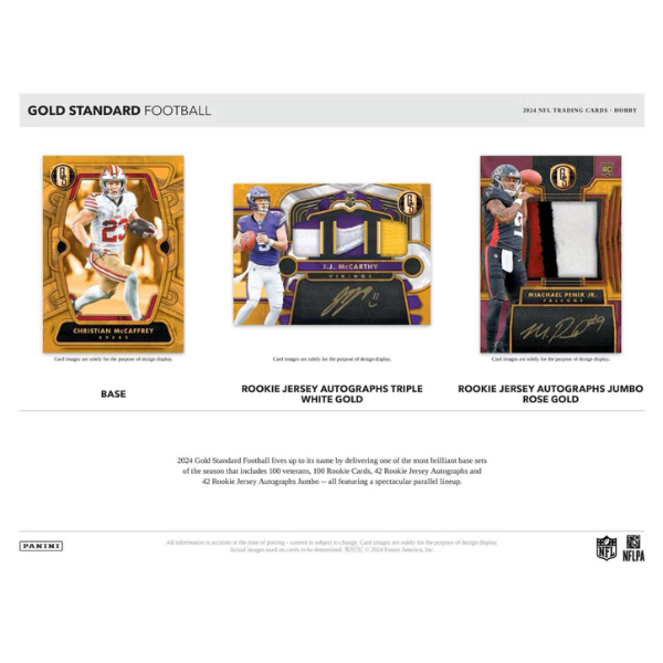 Panini Gold Standard Hobby Box NFL Football 2024