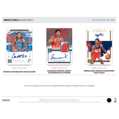 Panini Impeccable NBA Basketball Hobby Box 2023/2024