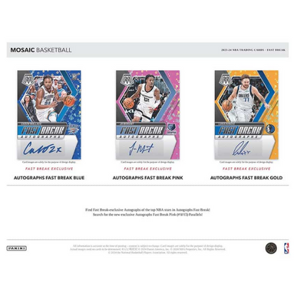 Panini Mosaic Fast Break Hobby Box NBA Basketball 2023/2024