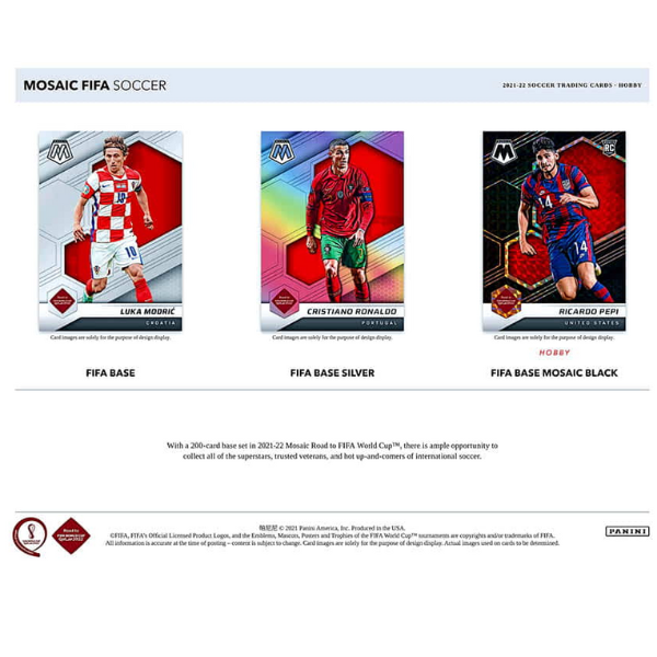 Panini Mosaic Road To Qatar World Cup Soccer Hobby Box (Fussball) 2021/2022