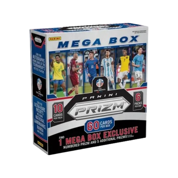 Panini Prizm Copa America Soccer Mega Box 2023/2024 Fussball