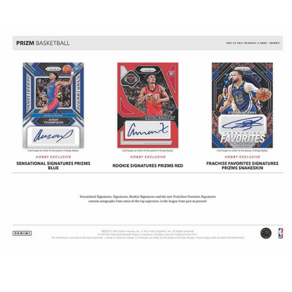 Panini Prizm NBA Basketball Hobby Box 2023/2024