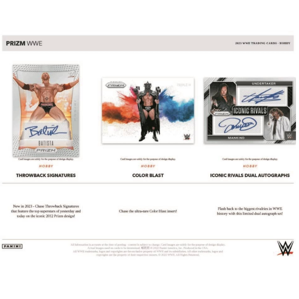 Panini Prizm WWE Wrestling Hobby Box 2023