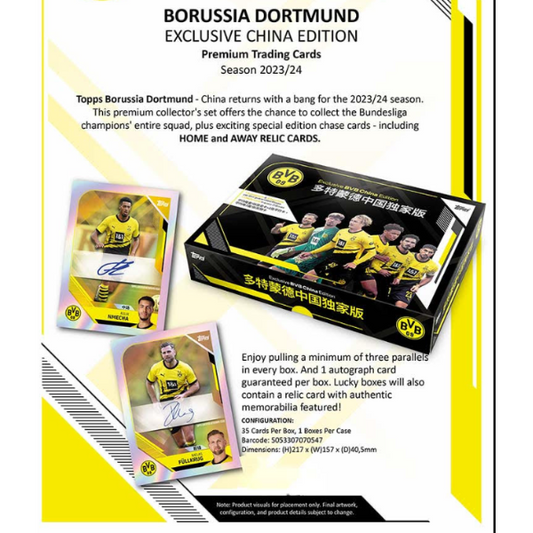 Topps Borussia Dortmund China Edition Hobby Box 23/24