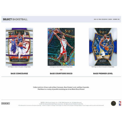 Panini Select NBA Basketball H2 Box 2021/2022