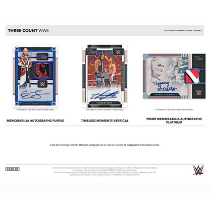 Panini Three Count WWE Wrestling Hobby Box 2024