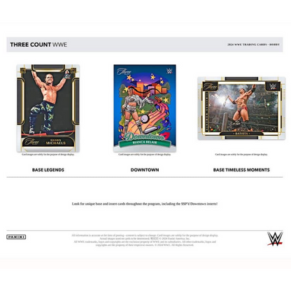 Panini Three Count WWE Wrestling Hobby Box 2024