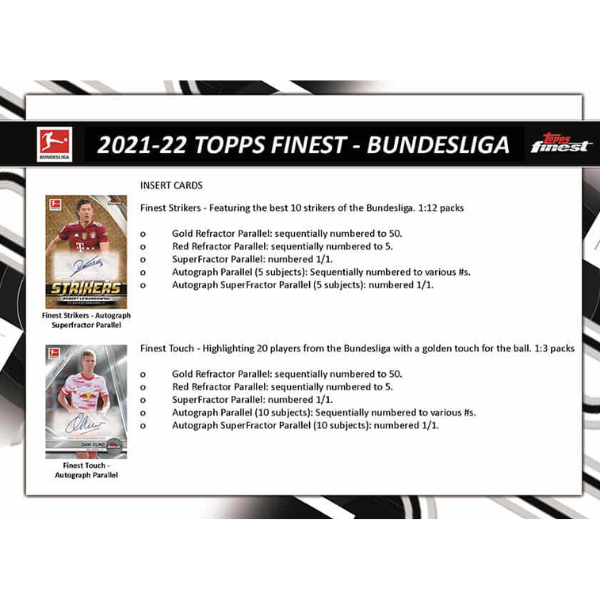 Topps Bundesliga Finest Hobby Box 2021/2022 Master Box Fussball