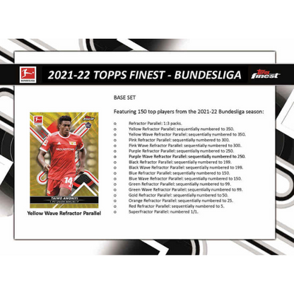 Topps Bundesliga Finest Hobby Box 2021/2022 Master Box Fussball