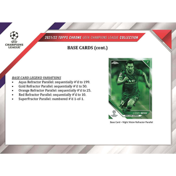 Topps Champions League Chrome Hobby Box 2021/2022 Fussball