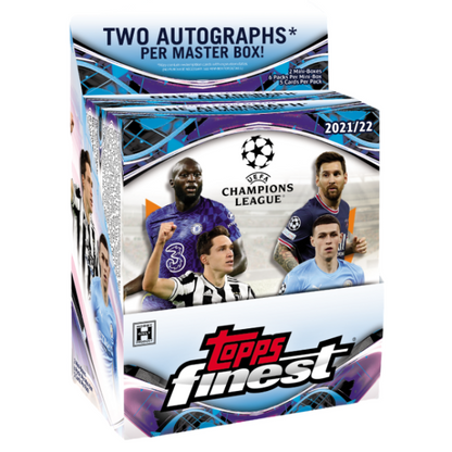 Topps Uefa Champions League Finest Soccer Hobby Box 2021/2022 (Fussball) Master Box