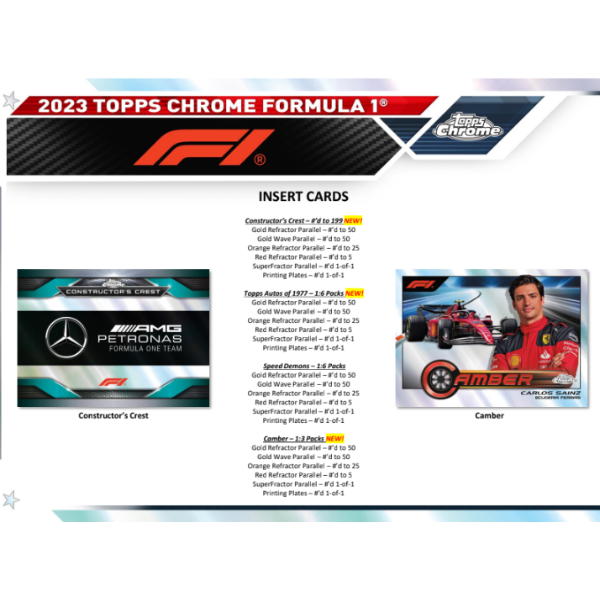 Topps Chrome Formula 1 Hobby Box 2023 (Formel 1)