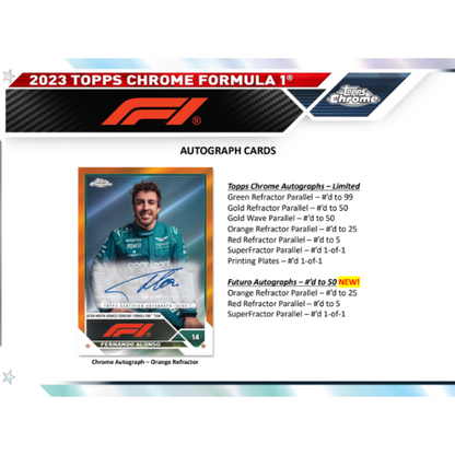 Topps Chrome Formula 1 Hobby Box 2023 (Formel 1)