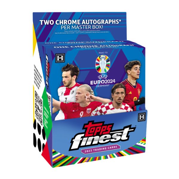 Topps Finest Road to Euro 2024 Master Box Soccer (Fussball)