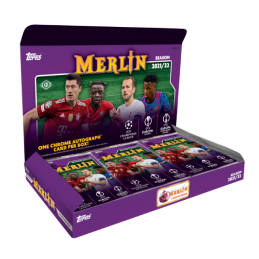 Topps Merlin Hobby Box Fussball 2021/2022