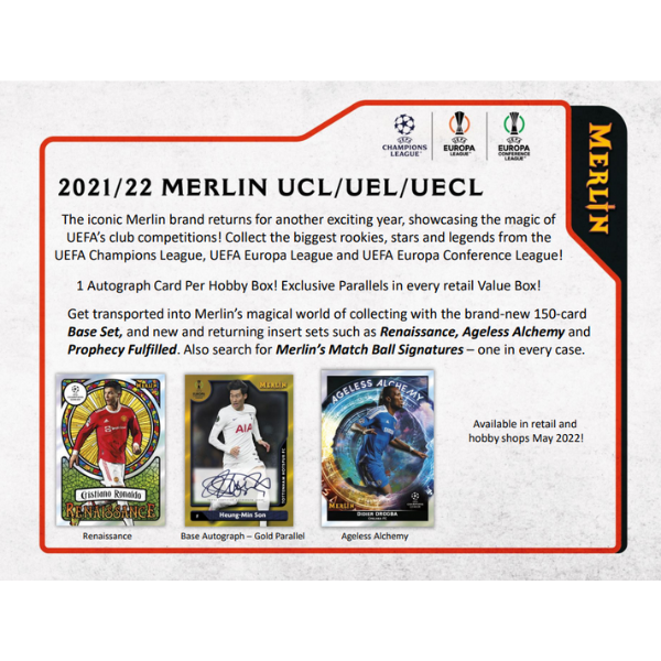 Topps Merlin Hobby Box Fussball 2021/2022