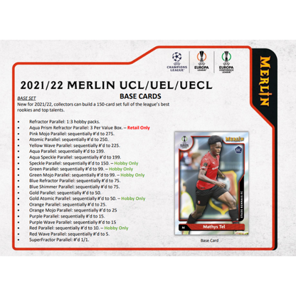 Topps Merlin Hobby Box Fussball 2021/2022