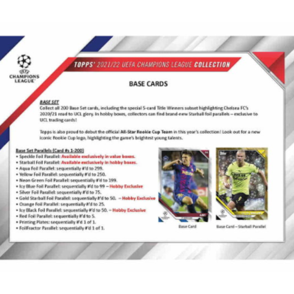 Topps UEFA Champions League Soccer Hobby Box (Fussball) 2021/2022