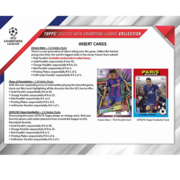 Topps UEFA Champions League Soccer Hobby Box (Fussball) 2021/2022