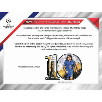 Topps UEFA Champions League Soccer Hobby Box (Fussball) 2021/2022