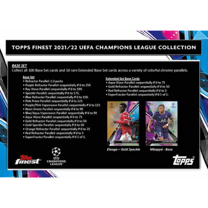 Topps Uefa Champions League Finest Soccer Hobby Box 2021/2022 (Fussball) Master Box